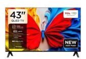 TCL 43″ Inches QLED Google Smart TV – 2025 Edition + 12 MONTHS WARRANTY (43S5K)