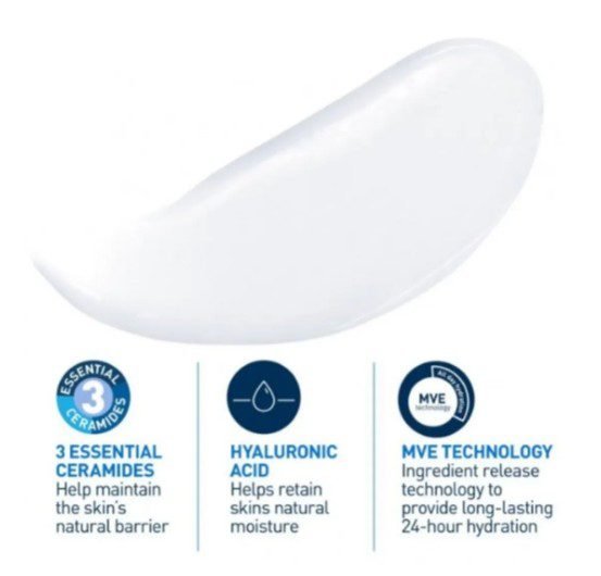 Cerave Moisturising Lotion For Dry To Very Dry Skin 236ml With Hyaluronic Acid And 3 Essential Ceramides