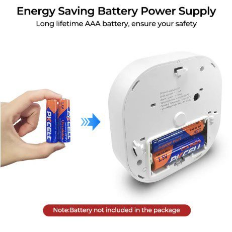 Gautone Independent Smoke Alarm Fire Protection Smokehouse Home Security System Smoke Detector