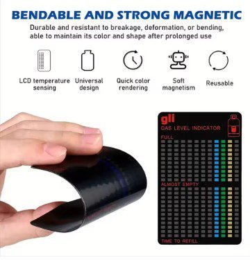 Gas Indicator Level Practical Propane Butane LPG Fuel Gas Tank Level Indicator For Home Kitchen Outdoor Use